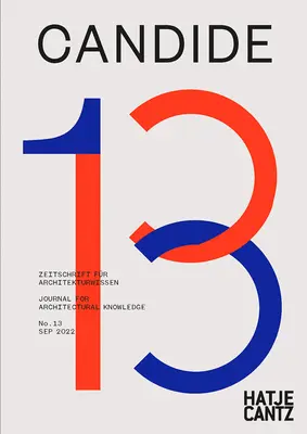 Candide nº 13: Revista para el conocimiento arquitectónico - Candide No. 13: Journal for Architectural Knowledge