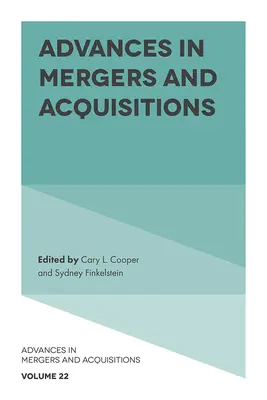 Avances en fusiones y adquisiciones - Advances in Mergers and Acquisitions