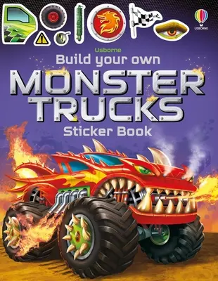 Libro de pegatinas «Construye tus propios Monster Trucks - Build Your Own Monster Trucks Sticker Book