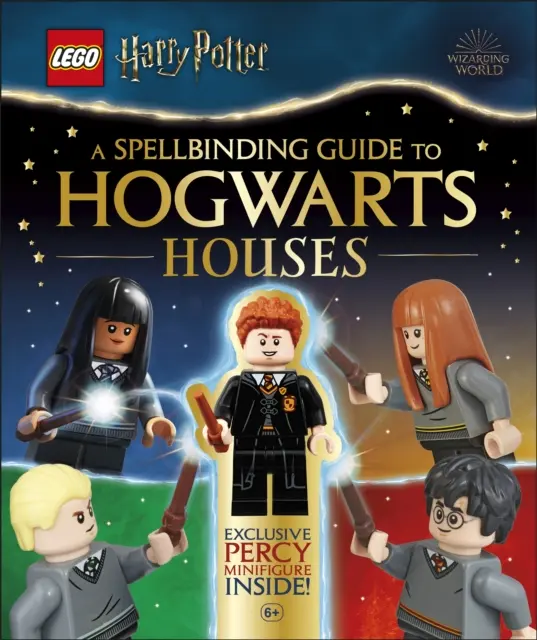 LEGO Harry Potter Una guía fascinante de las casas de Hogwarts - Con la exclusiva minifigura de Percy Weasley - LEGO Harry Potter A Spellbinding Guide to Hogwarts Houses - With Exclusive Percy Weasley Minifigure