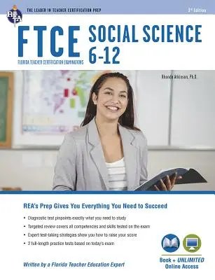 FTCE Ciencias Sociales 6-12 (037) Libro + Online - FTCE Social Science 6-12 (037) Book + Online