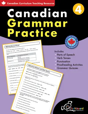 Canadian Grammar Practice Grado 4 - Canadian Grammar Practice Grade 4