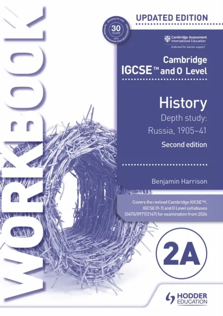 Cambridge IGCSE and O Level History Workbook 2A - Estudio en profundidad: Rusia, 1905-41 2ª Edición - Cambridge IGCSE and O Level History Workbook 2A - Depth study: Russia, 1905-41 2nd Edition