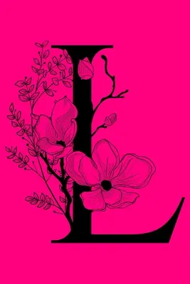 L: Monogram Initial Letter Notebook: Diario personalizado con monograma - L: Monogram Initial Letter Notebook: Customized Monogrammed Gift Journal