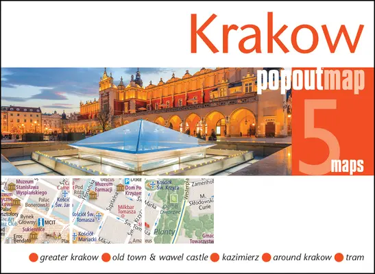 Mapa emergente de Cracovia - Krakow Popout Map