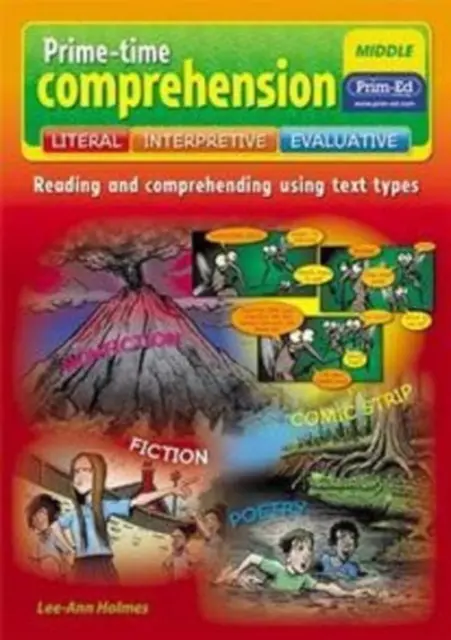 Prime-Time Comprehension Middle - Leer y comprender utilizando tipos de texto - Prime-Time Comprehension Middle - Reading and Comprehending Using Text Types