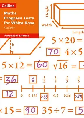 Collins Tests & Assessment - Year 6/P7 Maths Progress Tests for White Rose