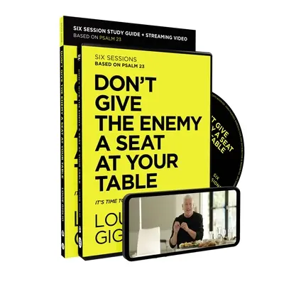 No le Dé al Enemigo un Asiento en su Mesa Guía de Estudio Bíblico con DVD: Es hora de ganar la batalla de tu mente - Don't Give the Enemy a Seat at Your Table Study Guide with DVD: It's Time to Win the Battle of Your Mind