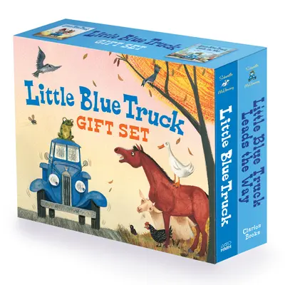 Set de regalo de 2 libros del Camioncito Azul: El Camioncito Azul Libro de Tablero, El Camioncito Azul Guía el Camino Libro de Tablero - Little Blue Truck 2-Book Gift Set: Little Blue Truck Board Book, Little Blue Truck Leads the Way Board Book