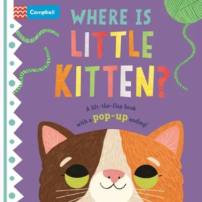 ¿Dónde está la gatita? El libro desplegable con final desplegable - Where Is Little Kitten?: The Lift-The-Flap Book with a Pop-Up Ending!