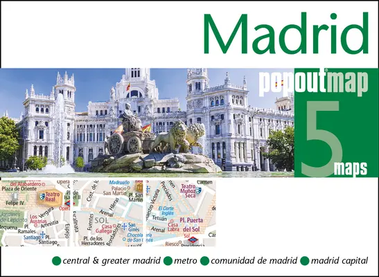 Mapa de Madrid - Madrid Popout Map