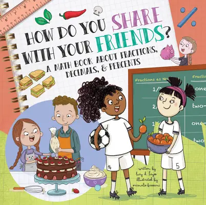 ¿Cómo compartes con tus amigos? Un libro de matemáticas sobre fracciones, decimales y porcentajes - How Do You Share with Your Friends?: A Math Book about Fractions, Decimals, & Percents