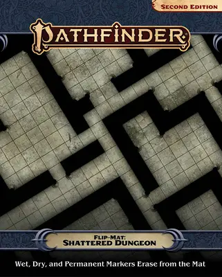 Alfombrilla Pathfinder: La Mazmorra Destrozada - Pathfinder Flip-Mat: Shattered Dungeon