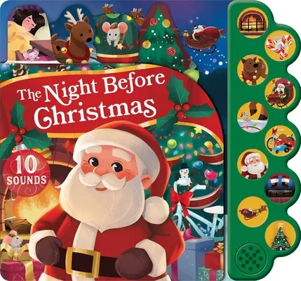 La noche antes de Navidad Libro sonoro de 10 botones - The Night Before Christmas 10-Button Sound Book