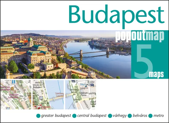 Mapa desplegable de Budapest - Budapest Popout Map