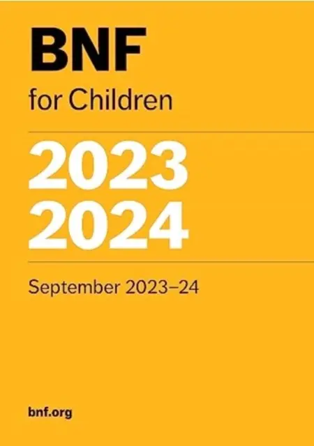 BNF para niños (BNFC) 2023-2024 - BNF for Children (BNFC) 2023-2024