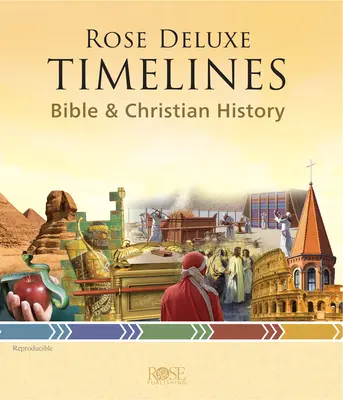 Líneas de tiempo Rose Deluxe: La Biblia y la Historia Cristiana - Rose Deluxe Timelines: Bible and Christian History