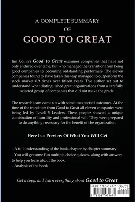 Resumen de Good to Great - Summary of Good to Great