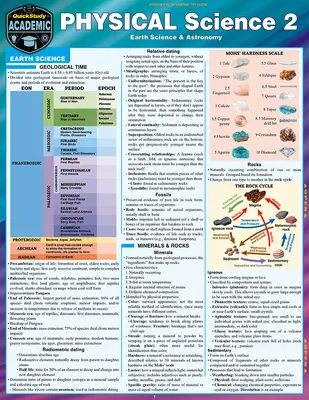 Ciencias Físicas 2 - Astronomía y Ciencias de la Tierra: Quickstudy Laminated Reference & Study Guide - Physical Science 2 - Astronomy & Earth Science: Quickstudy Laminated Reference & Study Guide