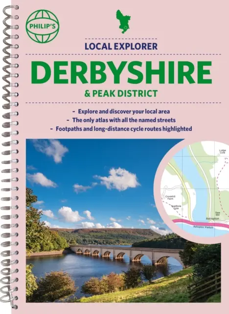 Atlas callejero Philip's Local Explorer Derbyshire y Peak District - Philip's Local Explorer Street Atlas Derbyshire and the Peak District