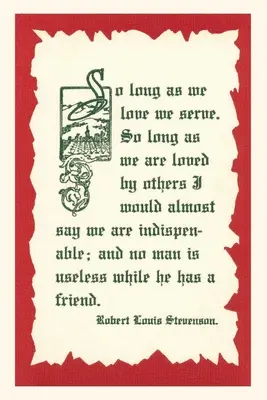 Diario Vintage Mientras amemos, serviremos - Vintage Journal So Long as We Love, We Serve