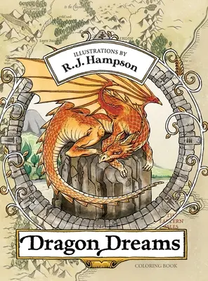 Libro para colorear Sueños de dragón - Dragon Dreams Coloring Book