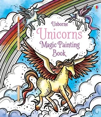 Unicornios Libro de Pintura Mágica - Unicorns Magic Painting Book