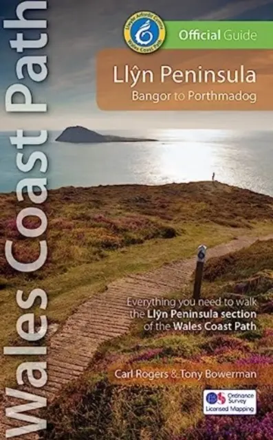 Guía oficial del sendero costero de Gales de la península de Llyn - De Bangor a Porthmadog - Llyn Peninsula Wales Coast Path Official Guide - Bangor to Porthmadog