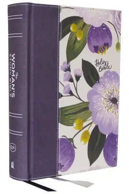 KJV, la Biblia de Estudio para la Mujer, Tela Floral Morada Sobre Cartulina, Letra Roja, Edición a Todo Color, Impresión Confort (Índice Pulgar): Recibir la verdad de Dios para - Kjv, the Woman's Study Bible, Purple Floral Cloth Over Board, Red Letter, Full-Color Edition, Comfort Print (Thumb Indexed): Receiving God's Truth for