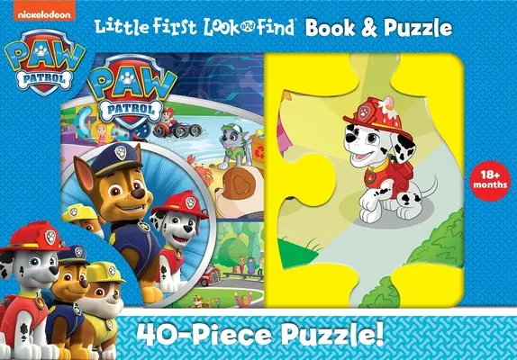 Nickelodeon Paw Patrol: Pequeño libro y puzzle para mirar y encontrar por primera vez - Nickelodeon Paw Patrol: Little First Look and Find Book & Puzzle