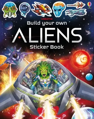 Construye tu propio libro de pegatinas de extraterrestres - Build Your Own Aliens Sticker Book