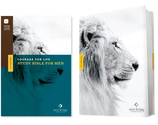 NLT Biblia de estudio Coraje para la vida para hombres (Tapa dura, Filament Enabled) - NLT Courage for Life Study Bible for Men (Hardcover, Filament Enabled)