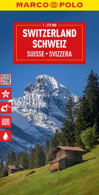 Suiza Mapa Marco Polo - Switzerland Marco Polo Map