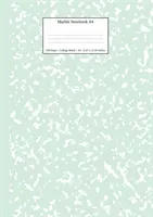 Cuaderno de mármol A4: Mint Green College Ruled Journal - Marble Notebook A4: Mint Green College Ruled Journal