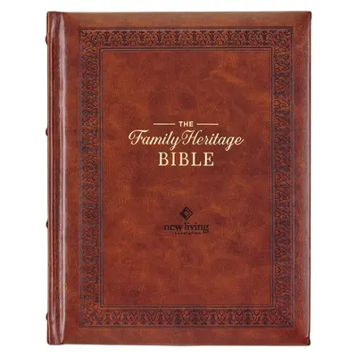 NLT Family Heritage Bible, Biblia de devoción familiar para el estudio, New Living Translation Holy Bible Faux Leather Hardcover, Additional Interac - NLT Family Heritage Bible, Large Print Family Devotional Bible for Study, New Living Translation Holy Bible Faux Leather Hardcover, Additional Interac