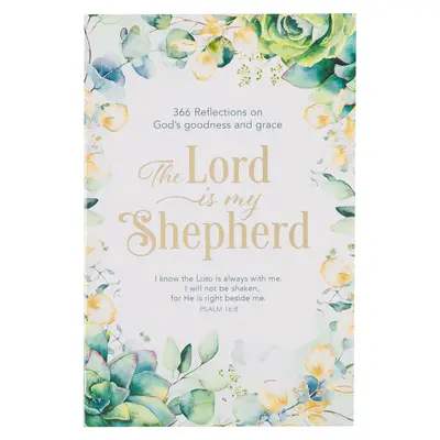 Devocional El Señor es mi pastor, 366 reflexiones sobre la bondad y la gracia de Dios, tapa blanda - The Lord Is My Shepherd Devotional, 366 Reflections on God's Goodness and Grace, Softcover