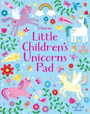 Pequeño bloc de unicornios para niños - Little Children's Unicorns Pad