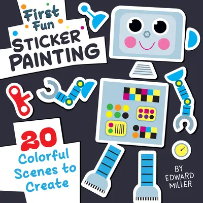 First Fun Pintura con pegatinas: Animales y Amigos: 12 coloridas escenas para crear - First Fun Sticker Painting: Animals & Friends: 12 Colorful Scenes to Create