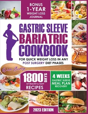 Libro de cocina de manga gástrica bariátrica - Gastric Sleeve Bariatric Cookbook