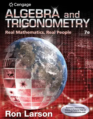 Álgebra y trigonometría: Matemáticas reales, gente real - Algebra and Trigonometry: Real Mathematics, Real People