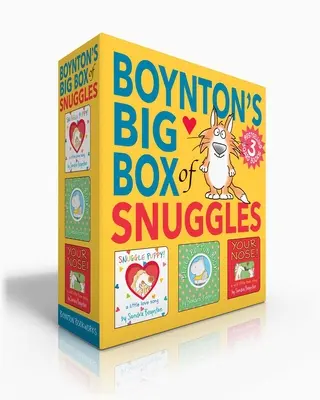 Boynton's Big Box of Snuggles (Estuche): Acurrúcate Cachorro; Libro del ombligo; Tu nariz - Boynton's Big Box of Snuggles (Boxed Set): Snuggle Puppy!; Belly Button Book!; Your Nose!