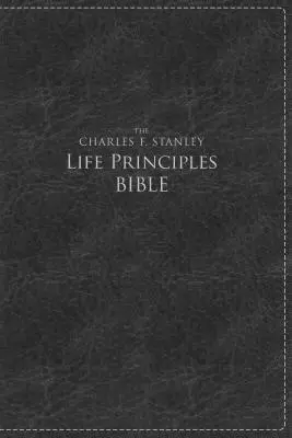 Charles F. Stanley Biblia Principios de vida-RVR-Grande - Charles F. Stanley Life Principles Bible-NKJV-Large Print