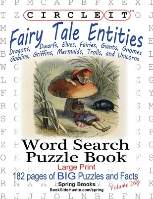 Enciérralo, Entidades de cuentos de hadas, Sopa de letras, Puzzle Book - Circle It, Fairy Tale Entities, Word Search, Puzzle Book