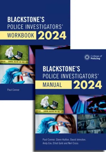 Manual y cuaderno de trabajo para investigadores policiales 2024 de Blackstone - Blackstone's Police Investigators Manual and Workbook 2024