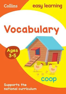 Collins Easy Learning Preschool - Vocabulary Activity Book Edades 3-5 - Collins Easy Learning Preschool - Vocabulary Activity Book Ages 3-5