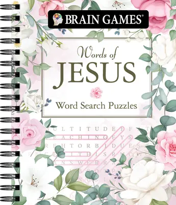 Juegos de ingenio - Sopa de letras Palabras de Jesús (320 páginas) - Brain Games - Words of Jesus Word Search Puzzles (320 Pages)