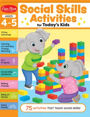 Social Skills Activities for Today's Kids, Libro de ejercicios para niños de 4 a 5 años - Social Skills Activities for Today's Kids, Ages 4 - 5 Workbook