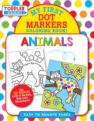 Animales Punto a Punto Libro para Colorear - Animals Dot Markers Coloring Book