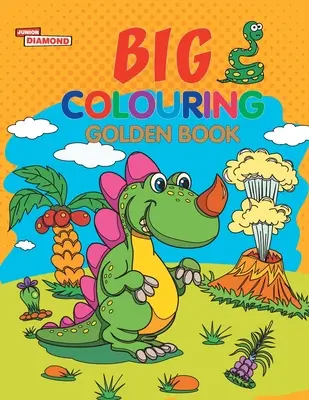 Gran libro dorado para colorear para niños de 5 a 9 años Divertido libro de actividades y colorear para niños - Big Colouring Golden Book for 5 to 9 years Old Kids Fun Activity and Colouring Book for Children