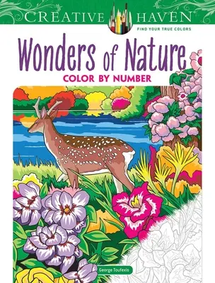 Creative Haven Wonders of Nature Colorear por números - Creative Haven Wonders of Nature Color by Number